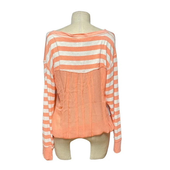 Young Fabulous & Broke Top Tumbleweed Striped Sweater Mango‎ Orange Size XS - Picture 6 of 11